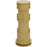 Aquastar US108 7.5" Tan Volleyball Pole Holder Assembly