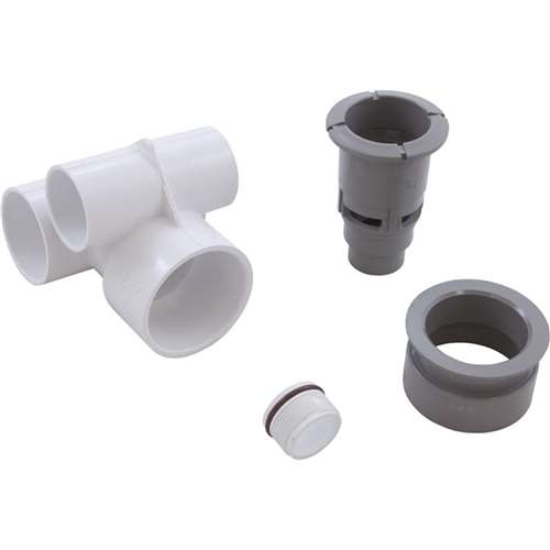 Waterway Plastics 210-3707 Poly Jet Tee Body Assembly-Gray