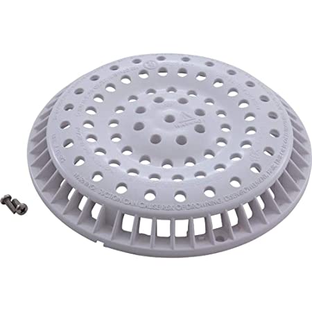 Waterway Plastics 642-2150 V Grated Anti-Vortex Cover R1 VGB2008-White